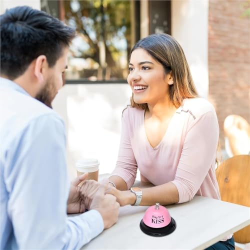 6PCS "Ring for A Kiss" Service Desk Bell