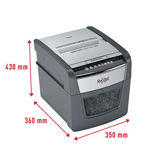 Rexel Optimum Auto Feed+ 45 Sheet Automatic Paper Shredder, Cross Cut, P4