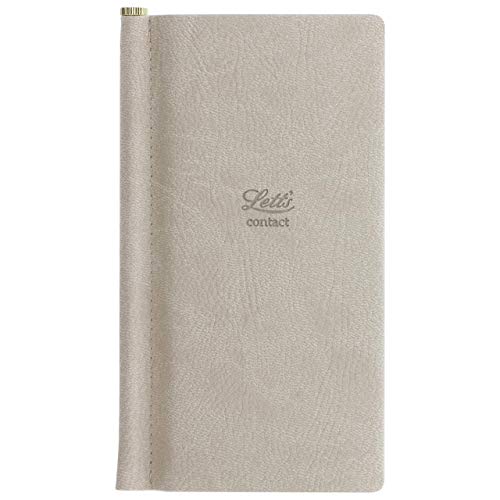Let's 090030 Address Book Slim Origin Stone