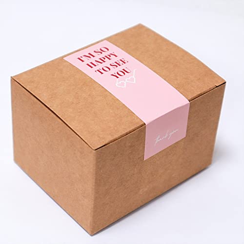 MVNOIRE Seal Labels Stickers Cute Thank You Packaging Sealing Decoration