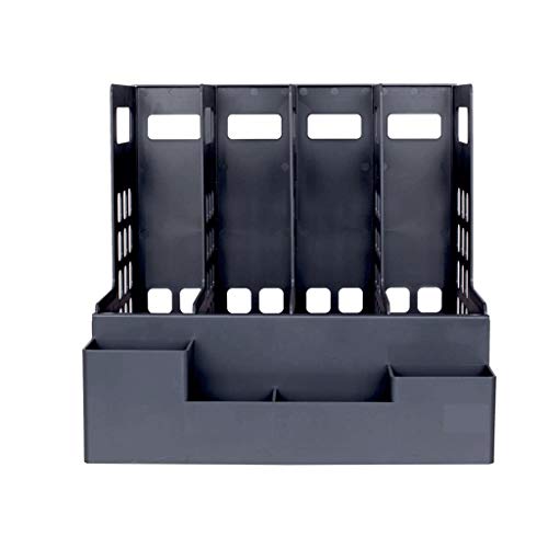 AFPSDLFJDLS Magazine File Holder Organizer Desk Organizer Tray Sorter Storage(E)