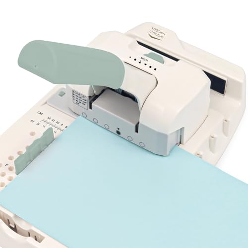 Vaessen Creative Book Binding Kit 10 Pcs - Bind Easy Wire Binding Machine with Binding Wires, Disc Rings and Punch Cartridges - Bookbinding Supplies for Notebooks, Documents, Photo Albums and Journals