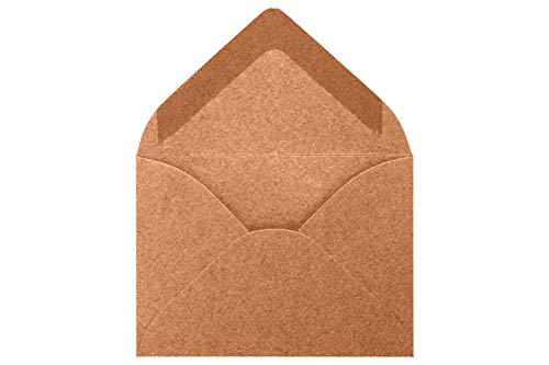 LUXPaper #17 Mini Envelopes | 2 11/16" x 3 11/16" | Copper Metallic | 80lb. Text | 1,000 Qty