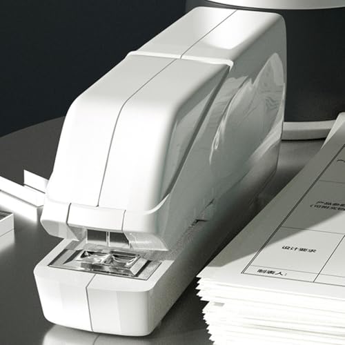 Portable Office Electric Stapler 20 Sheets Capacity Adapter or Battery Powered Office Automatic Electric Stapler