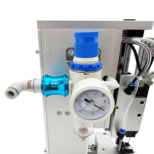Yokoma Pneumatic Tag Attacher Pneumatic Tagging Tool Hang Tag Socks Staple Labeling Machine Single Needle Brand Tagging Machine Used for Garments and Textiles, AC110-220V