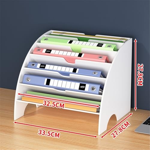File Organizer Office Fan Shaped Desk File Organizer Desktop Storage Sorter A4 Letter Tray Rack