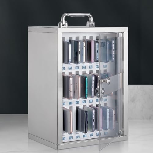 YUSHENYI Multifunctional Wall Mount Phone Holder Locking Mechanism Ensures and Saves Space in Educational Institutions Wall Safe