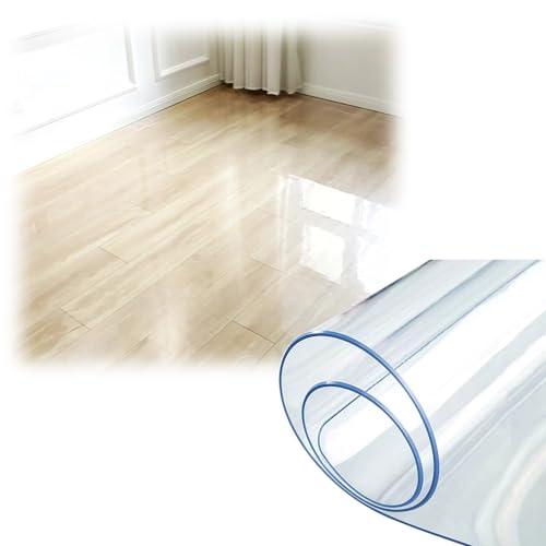 PVC Carpet Protector Chair Mats Office Chair Mat Carpet Floor Protector Mats Transparent 0.04" Thick Anti Slip Floor Cover Table Protector for Home Office Desk Hallway 36X48" 48X59" 71X87" ( Size : 87