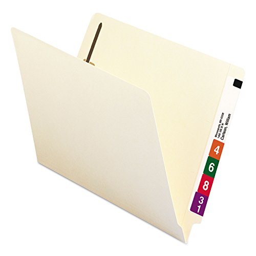 Smead - B Style Fastener File Folders, Straight Tab, Letter, Manila, 50/Box 34160 (DMi BX