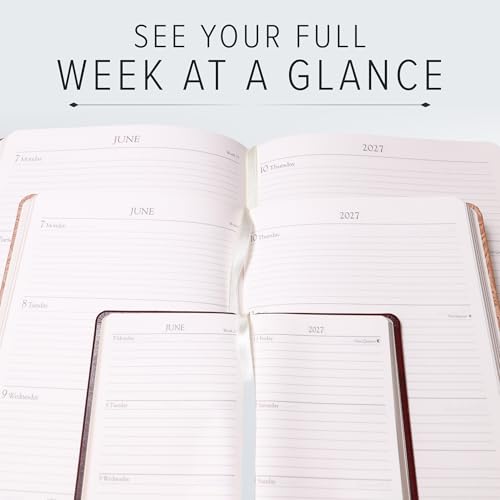 Gallery Leather Desk Weekly Planner 2026-2027 Tremont Atlantic
