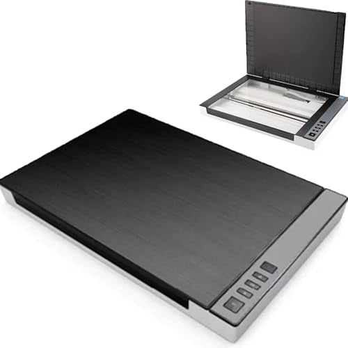 High Speed Flatbed Scanner, A3 Large Format Color Photo & Document Scanner, 1200 Dpi Optical Resolution, Auto-Scan, 8sec Fast Scan Speeds, for Home and Home Office