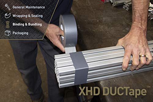 IPG XHD DUCTape, Extra Heavy Duty Duct Tape, 1.88" x 60 yd, Silver (4-Pack)