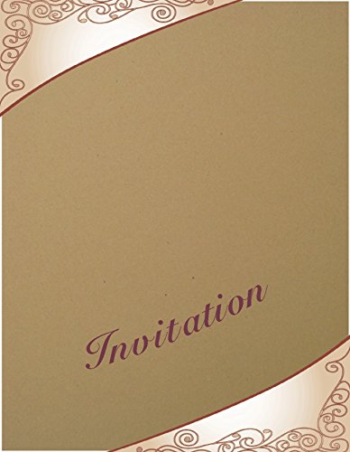 500 Brown Kraft Fiber 80# Cover Paper Sheets - 5 X 7 Inches Photo|Card|Frame Size - Rich Earthy Color with Natural Fibers - 80lb/Pound Cardstock - Smooth Finish