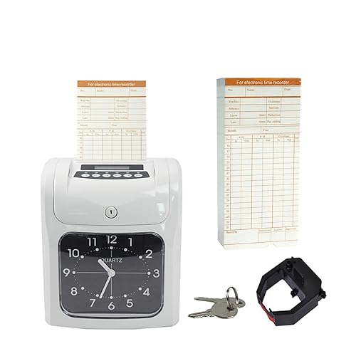 Clocking in Machine, Time Recorder Clocking in Clock Machine Digital Attendance for Recorder Office Factory Staffs Employee