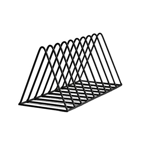 GVRMLDF Desktop File Organizer，Vertical Notebook，Letter Holders，Extra Strong Metal，Great for Teachers, Decor, Desk Organizers or Office Organization(D)