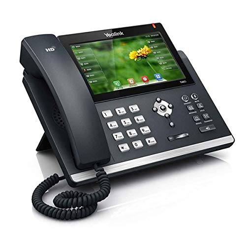 Yealink T48S SIP POE Office Phone Bundle with Power Supply and Microfiber Cloth- Requires VoIP Service - Vonage, Ring Central, 8x8, Mitel or Cloud Services #YEA-T48S (T48S Basic Bundle)