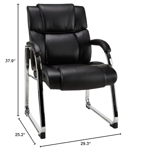 Staples Guest & Reception Chair, Bonded Leather