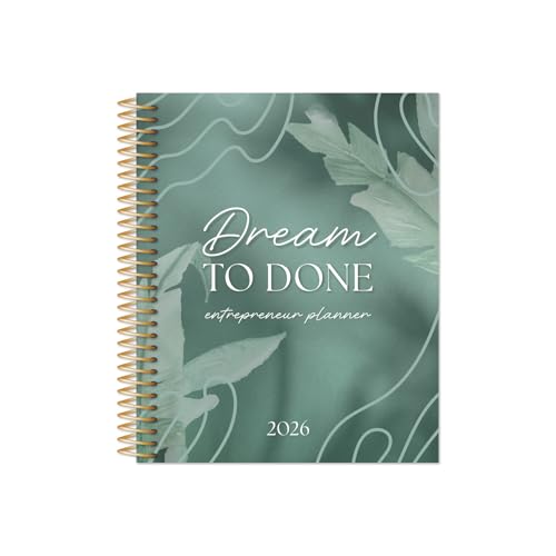 Dream to Done 2026 Entrepreneur Planner: 8.5 x 11, Heather Marianna, Spiral Bound