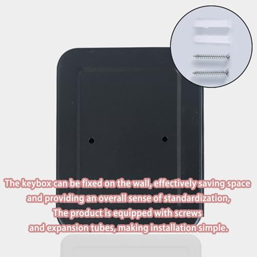 ZBWWBZZ Key Security Storage Cabinet Box, 20/28/36/48/72/105 Wall Mounted Key Organizer with Combination Lock, for Home Office, Hotel,72pcs