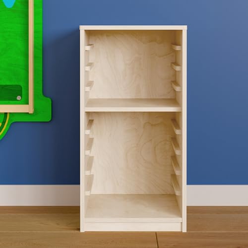 Classroom Essentials Kid Friendly Commercial Deluxe Natural Birch Plywood Puzzle Holder
