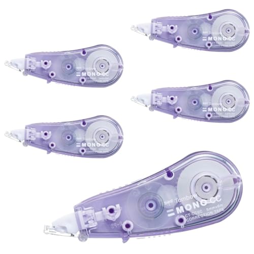 Tombow CT-CC5C92-5P MONO Mono CC 5mm Wide Soft Purple Correction Tape