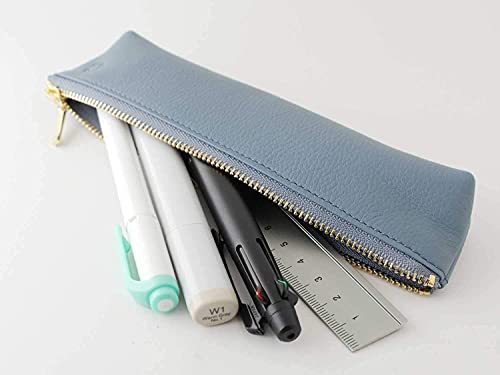 OSL-1801 Slip-On Pen Case, Soft Leather, Sage Green