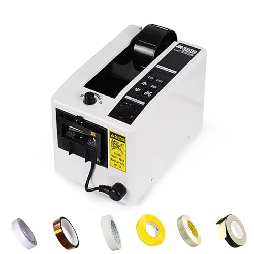 TsoLay Electronic Tape Dispenser, Automatic Tape Dispenser Electric Tape Cutter with Dual Mode Operation, Cutting Length Range 20-999mm and Width Range 7-50mm, for Gift Wrapping Packaging