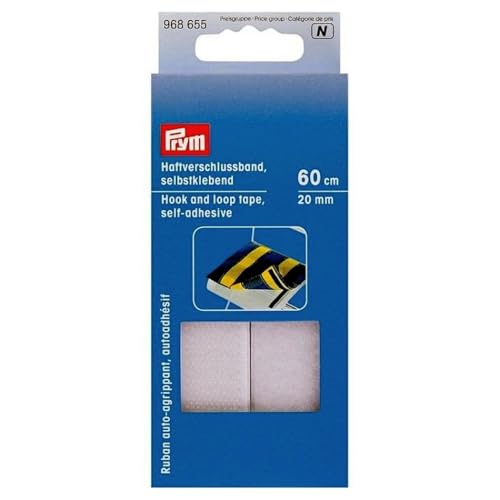 Prym Hook and Loop Tape self-Adhesive 20 mm White
