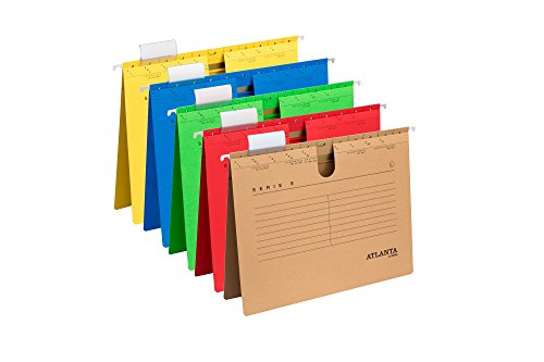 Jalema Atlanta Series E 2655814700 Suspension File A4 Commercial Binding Pack of 25 Natural Brown