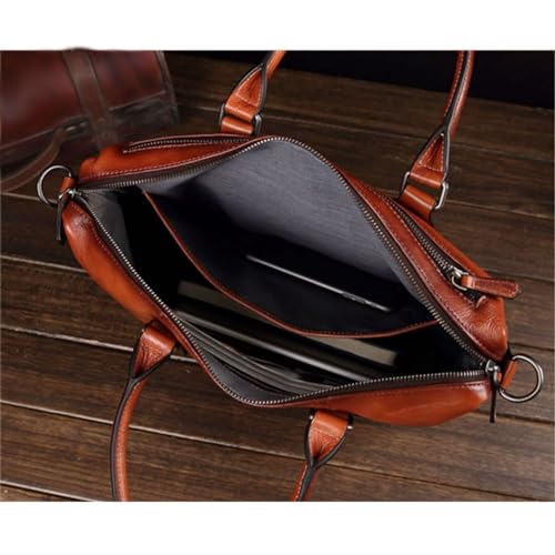 STBTOO Luggage Bags Messenger Bags Men's Leather Shoulder Bags Briefcases Handbags Laptop Bags Casual Daypacks(1)