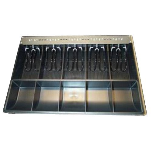 APG Cash Drawer Replacement Tray | Plastic Molded Till for APG Cash Register | 5 Bill / 6 Coin Compartments | Measures 14.2" x 2.35" x 12.05" | PK-15U-6-BX