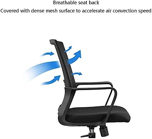 Office Chair Office Chair Adjustable Desk Chair Ergonomic Computer Chair High Stretch Mesh Executive Chairs Silent Wheels Managerial Chairs Comfortable