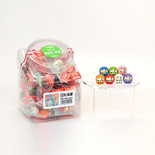 Iwako SCERDAL001 Good Luck Erasers, Pack of 60