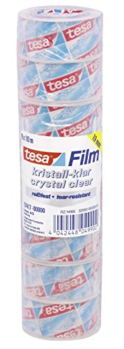 Tesa 57417-00000-01 Film C+C Shrink Film 8 x 10 m 19 mm Economy Pack Crystal Clear