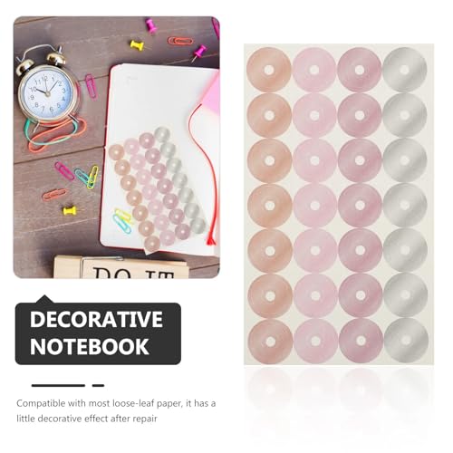 Hole Reinforcement Reinforcement Labels for Holes 64 Sheets Paper Stickers Self Adhesive Binder Ring Hole Protectors