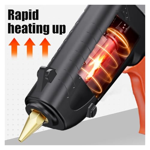 Hot Glue Gun, 150W Hot Melt Glue Gun 11mm Sticks Industrial Guns Heat Temperature Thermo Electric Repair Tool,Cordless hot Glue Gun