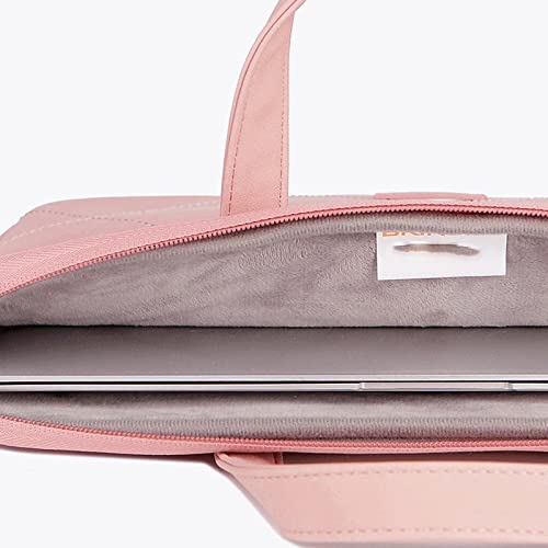 Cute PU Leather Women Laptop Bag Sleeve Notebook Carrying Case Briefcase Mouse Bag (Color : A, Size : 12-13.3 inch)