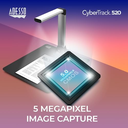Adesso 5 Megapixel Document Camera Cybertrack 520