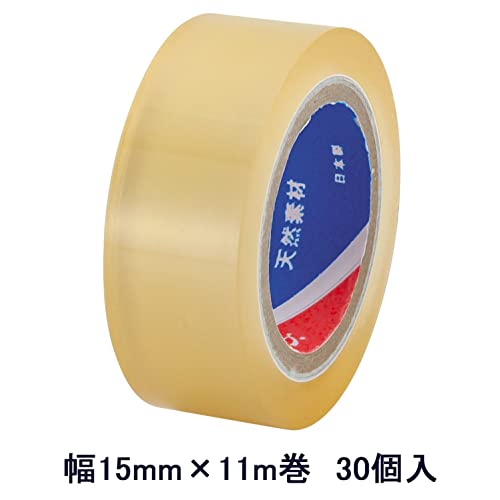 Nichiban CT-15S30P Cellotape Small Rolls, 30 Rolls, 0.6 inches (15 mm x 11 m)