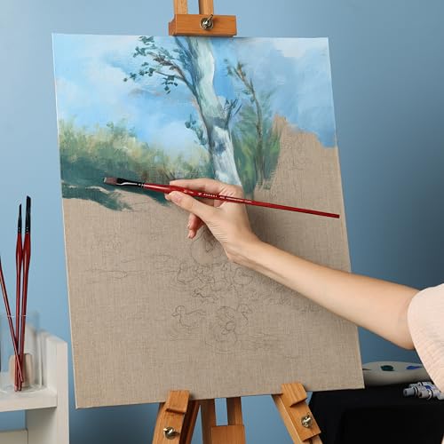 Pan Art Flat Synthetic Brush No.22 for Acrylic Painting - Perfect for Artists - 1 Piece