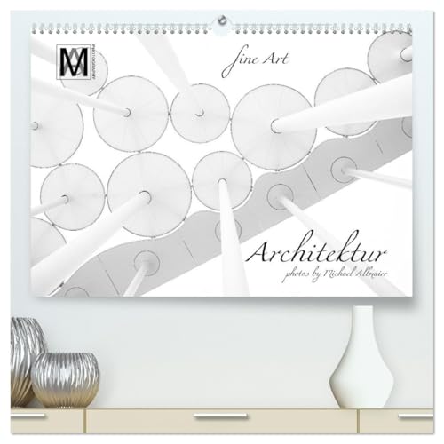 fine Art Architecture Premium Wall Calendar 2026 DIN A2 Landscape Art Print in High-Gloss Architecture in Leipzig