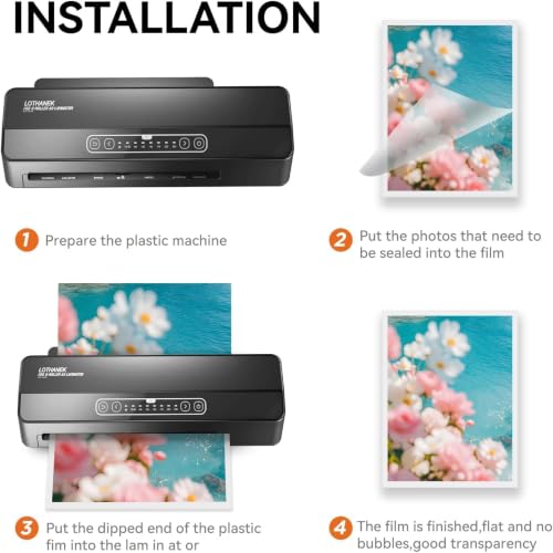 A3 6-Roller Heavy Duty Laminator Machine, 3-10 Mil Without Waiting