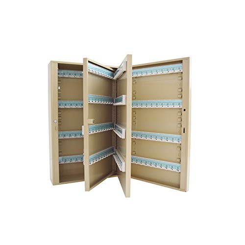 HayWHNKN Key Lock Cabinet Adjustable Key Cabinet Lock Box with Key Hang Beige 240 Position