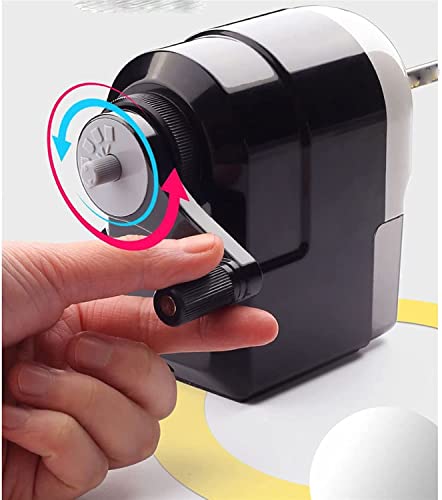 Feilx Portable Pencil Sharpener,Rotary Pencil Sharpener Machine Pencil Cutter Office Stationery School Hand Crank Pencil Sharpener