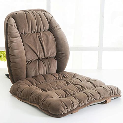 Back Pain, Large Lumbar Support Cushion for Low Back Pain Relief - Non-Slip Seat Pads for Office, Dining, Car - Comfort Pillow in Purple - Ergonomic Back Rest for Chairs