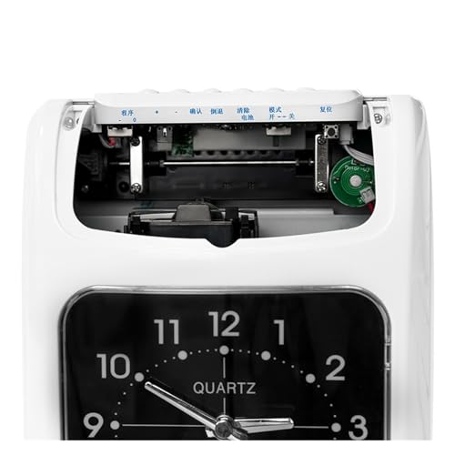 YHMMYSHX Punch Time Clock with Passcode Employee Check-in Card Machine Employee Attendance Machine for Small Businesses and Offices for Small Businesses(Standard)