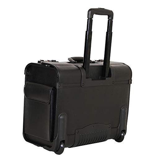 Netpack Leather Rolling Computer & Catalog Case (Black)