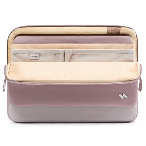 Inateck 360° Protection Laptop Case，Large-capacity Sleeve Compatible with 13-inch MacBook Air M4/M3/M2/M1 (2025-2018) A3240 A3113 A2681 A2337, 13-inch MacBook Pro M2/A2686 M1/A2338