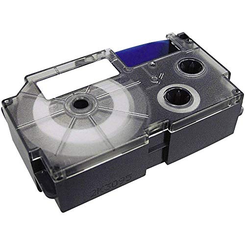 CASIO EZ-Label Printer XR-18RD1 Label Tape Self-Adhesive 18 mm x 8.0 m Black on Red