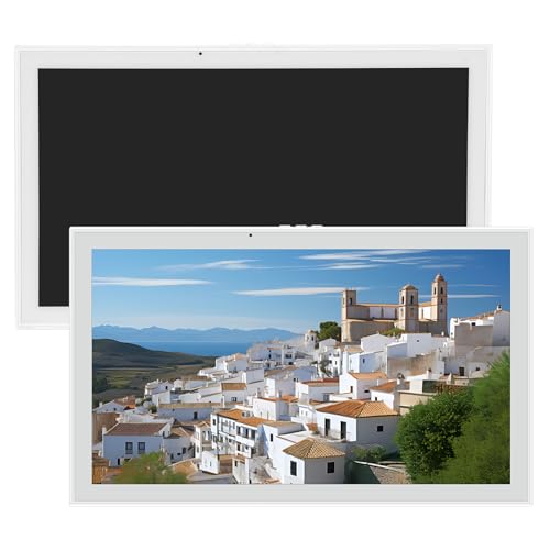 Generic 21.5Inch Smart Digital Calendar with Interactive Touchscreen Display Intelligent Family Planner Organizer Wall & Desk Mountable Desk Mount Sync Online Calendar for Family Meal Planners Support